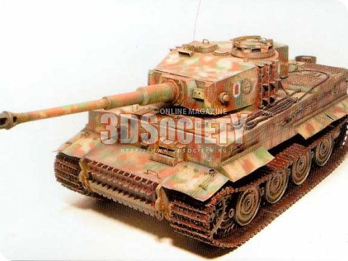 3D модель  Танк Тигр 